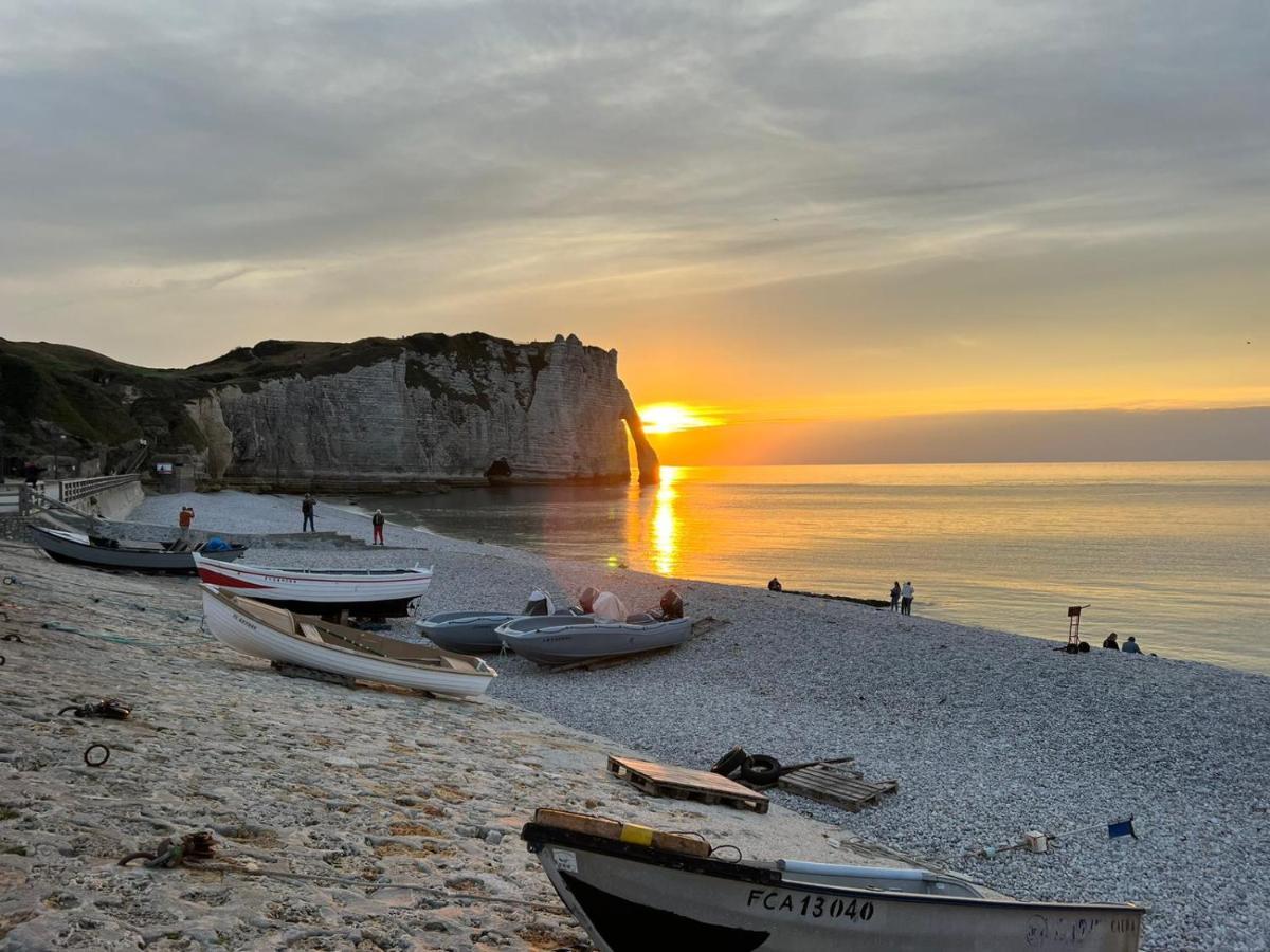 La Courtine Etretat Maison De Pecheur 2 Mn De La Mer Exterior photo